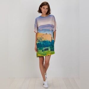 The Kit Postcard The Maya Dress‎ size XL Oversized Relaxed Tee Shirt Style